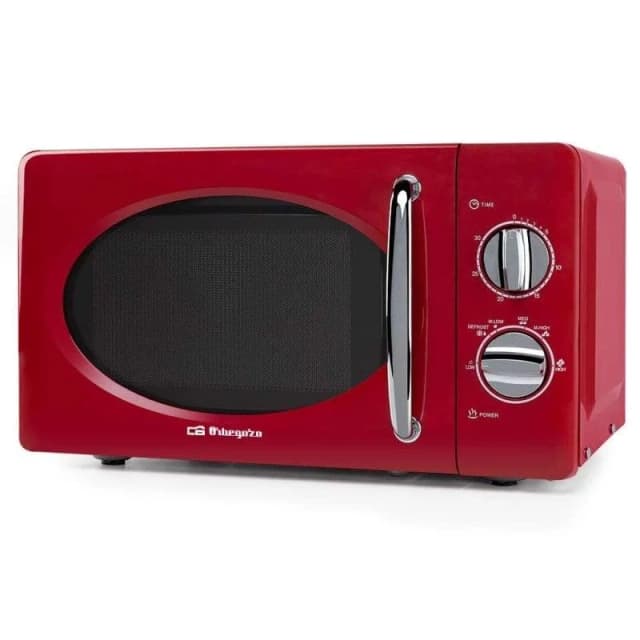Detalle 2 de Orbegozo MI 2020 Microondas 20 L 700 W rojo
