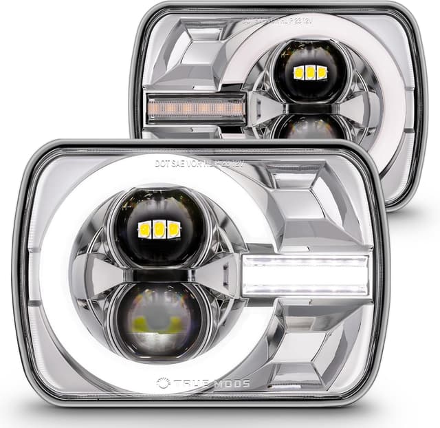 Detalle de TRUE MODS 5x7 6054 LED Headlight H6054 for Jeep & more