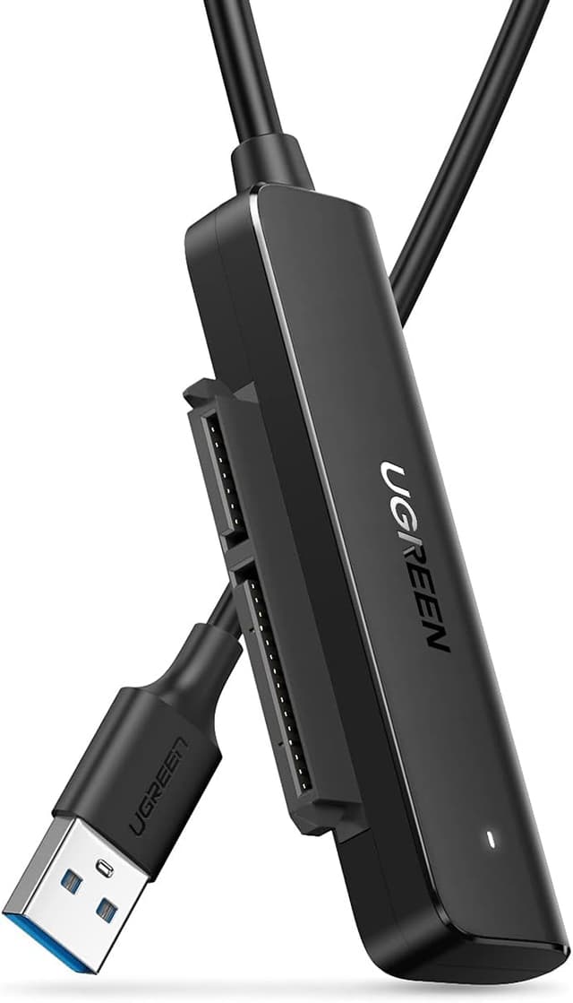 Detalle de UGREEN USB 3.0 to SATA Adapter (2.5in HDD/SSD Reader) with UASP & TRIM