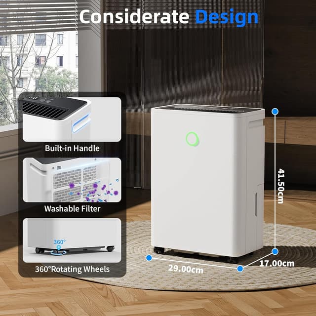 Thumbnail 6 de 12L/Day Dehumidifier for Home