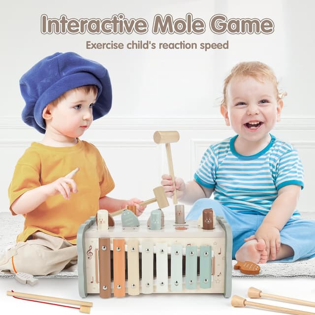 Detalle de DINORUN Montessori Spielzeug 4‑in‑1