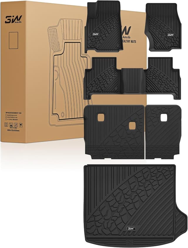 Imagen de 3W Floor Mats 2022-2025 Jeep en OfertitasTOP