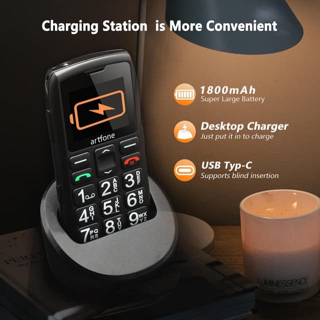 Detalle 2 de artfone C1+4G Pro LTE 4G per anziani