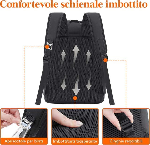 Thumbnail 6 de Lifewit Zaino Frigo Termico da 26L: borsa termica portatile impermeabile per pranzo, spiaggia e campeggio