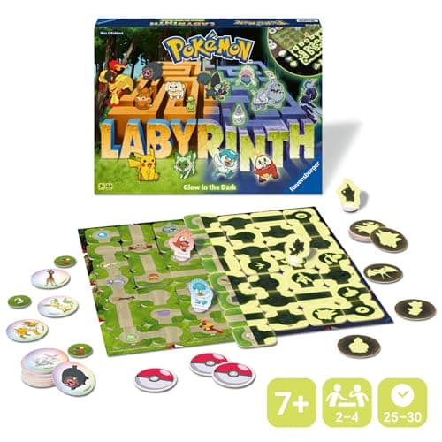 Detalle 2 de Ravensburger Laberinto Pokémon — juego familiar 2-4 jugadores