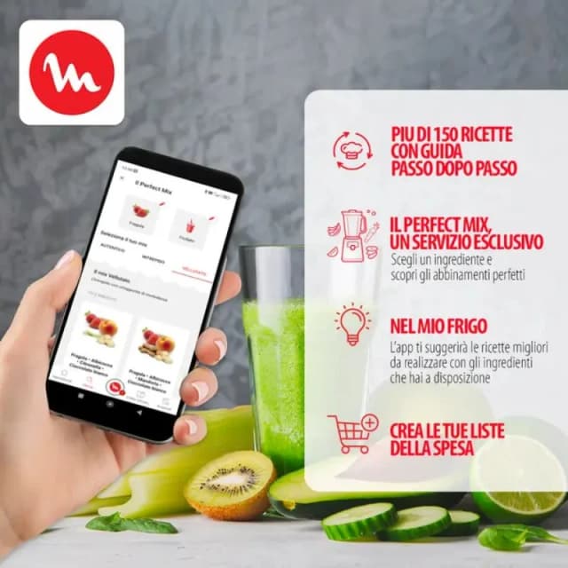 Detalle de Moulinex Perfectmix+ 2 L, 1.200 W 🥤