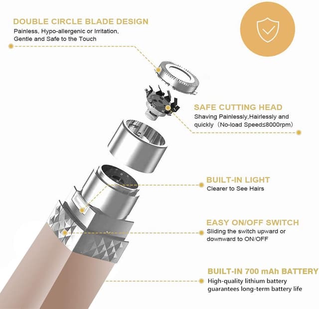 Thumbnail 5 de Binefia Facial Hair Remover 700 mAh