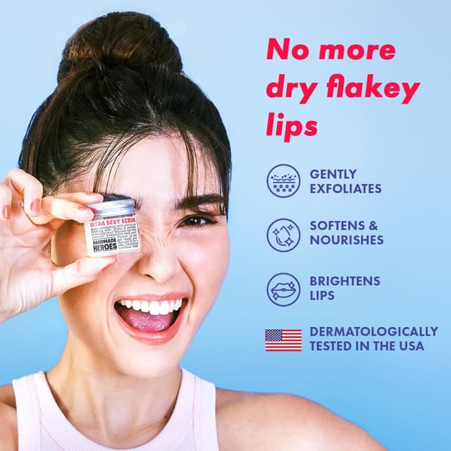 Thumbnail 1 de Handmade Heroes Coconut Sorbet Lip Scrub 1oz