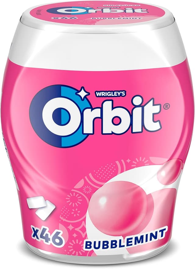 Thumbnail 2 de Orbit Bote Chicles Sin Azúcar Bubblemint 🍬 Sabor Intenso y Fresco