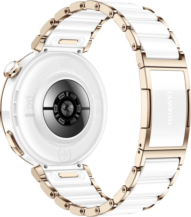 Detalle 2 de Huawei Watch GT5 Pro Weiß (42 mm) – klassische Smartwatch mit EKG, Schlaftracking und saphirgeschütztem Display