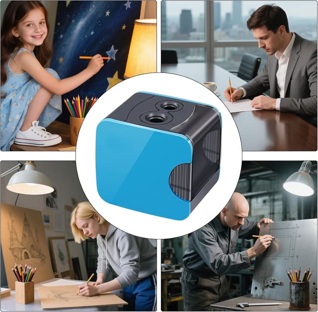 Detalle de Elektrischer Spitzer Doppelloch 6–12 mm