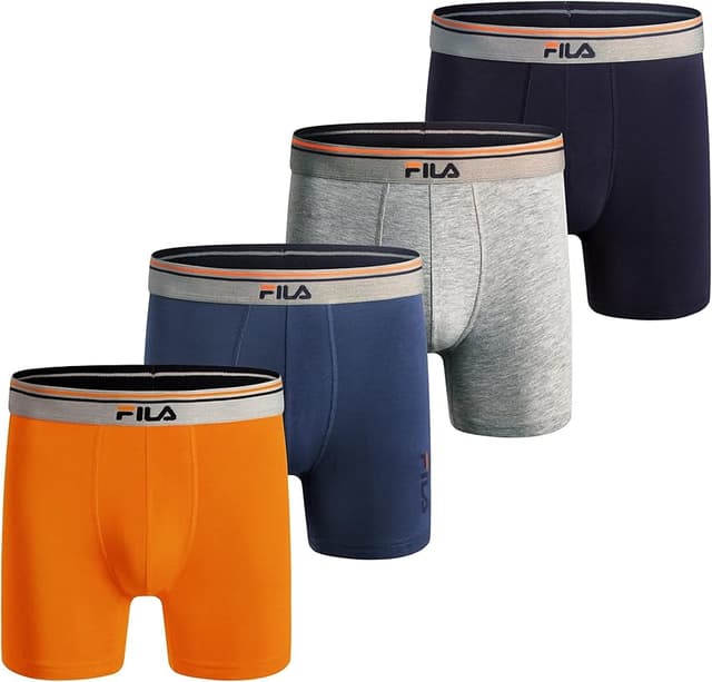 Thumbnail 3 de FILA Calzoncillos Boxer algodón 4 unidades 😊