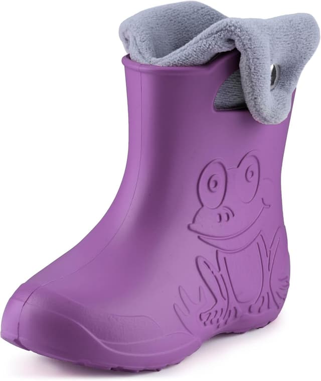 Detalle de Ladeheid Eva Kinder Gummistiefel LA-CA-04 – gefüttert für Regen und kalte Tage