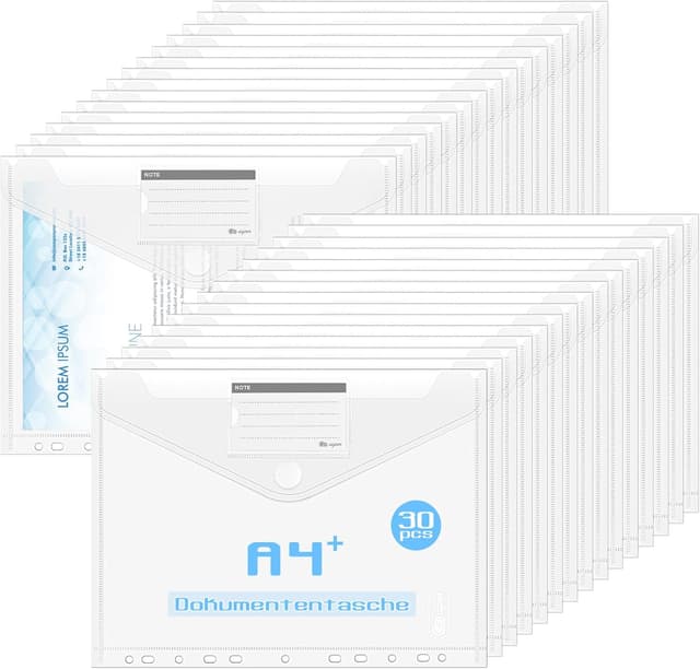 Thumbnail 6 de Pochettes plastiques A4 48 pièces