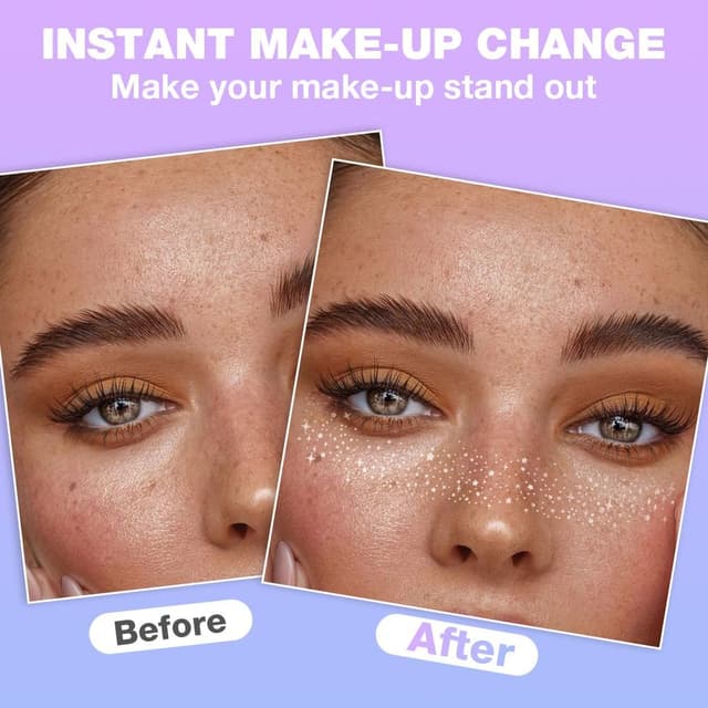 Thumbnail 3 de AOOWU Lentiggini Glitter 6 pezzi 💄