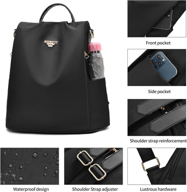 Detalle 1 de Zaino piccolo donna shepretty con tasche