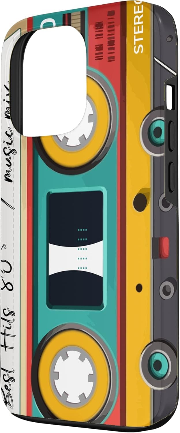 Detalle 2 de Cassette Audio Musique rétro 1980s pour iPhone 13 Pro