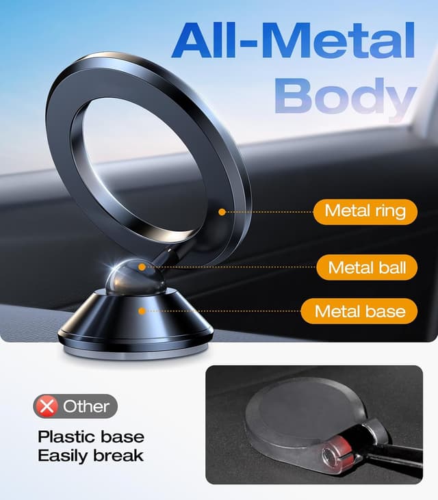 Thumbnail 6 de VICSEED 2025 MagSafe Car Mount 20 magnets