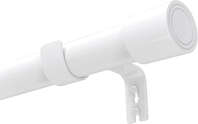 Imagen de Venwemong Tringle rideau télescopique Ø25mm blanc 185–435 cm en OfertitasTOP