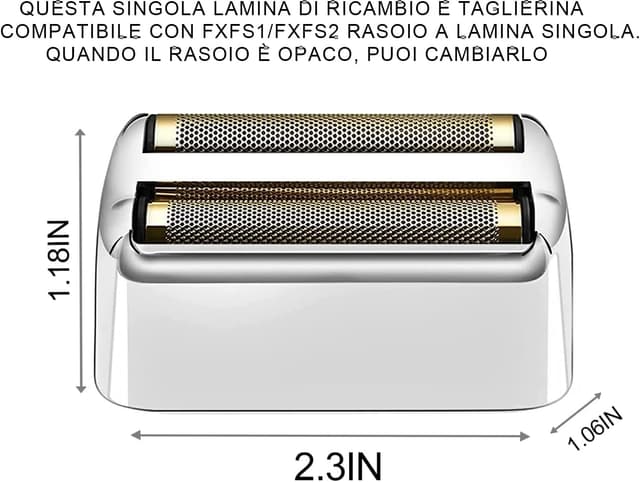 Detalle 1 de AUDOC Testina di ricambio FXFS2G 2 pezzi