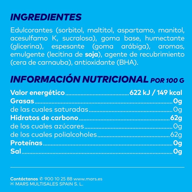 Thumbnail 1 de Orbit Chicles Hierbabuena 🍃 30 Unidades 420g