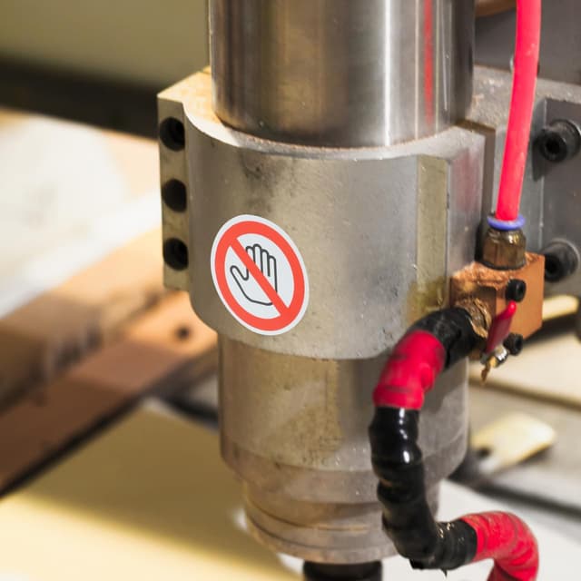 Detalle de Ciieeo "Do Not Touch" Stickers 10-Pack (0.98 inch) self-adhesive warning labels for machinery safety