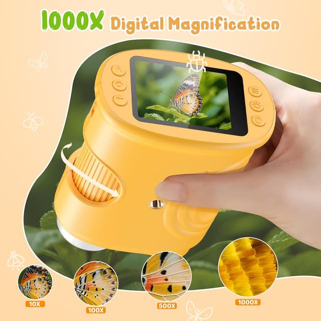 Thumbnail 2 de 1000X Handheld Digital Microscope for Kids