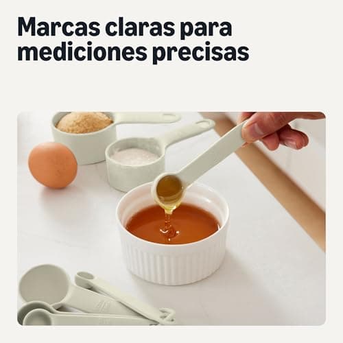 Thumbnail 3 de Amazon Basics Tazas y Cucharas Medidoras 10 piezas 🍽