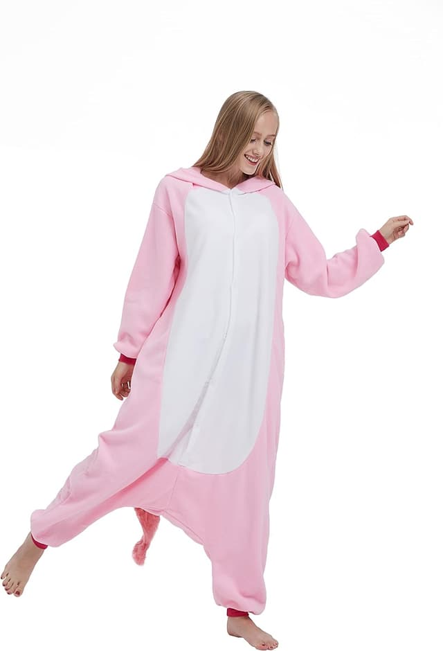 Detalle 2 de SimZoo Tier-Onesie Cosplay-Pyjama 100 % Fleece