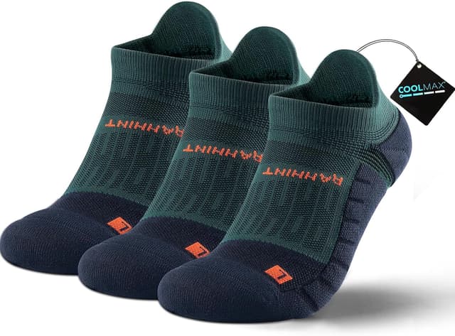 Detalle de Coolmax Anti-Blister Cushioned Running Socks 3 Pairs