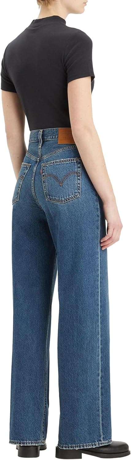 Detalle 2 de Levi's Damen Ribcage Wide Leg Jeans