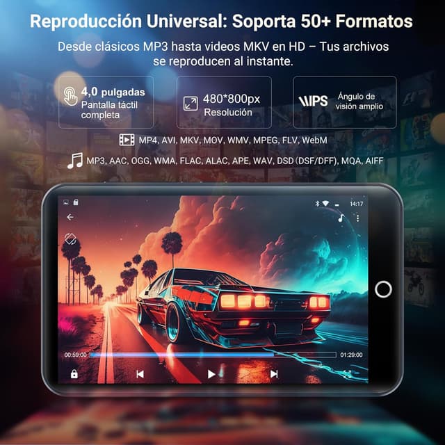 Thumbnail 5 de MECHEN Reproductor MP3 Android 13, 3GB RAM 32GB ROM