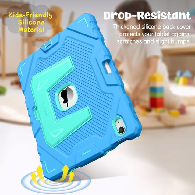 Thumbnail 6 de FINTIE Kids Rugged Case for iPad Air 11-inch (M4 2026 / M3 2025 / M2 2024) with Kickstand – Blue