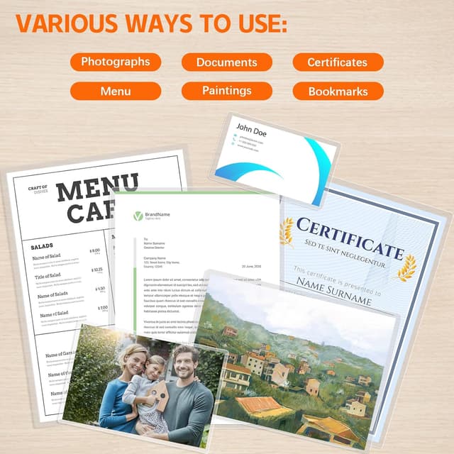 Thumbnail 6 de 120 Sheets A4 Laminating Pouches Gloss Finish