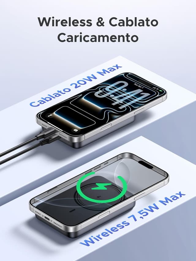 Detalle de UGREEN Nexode 10000mAh power bank magnetico