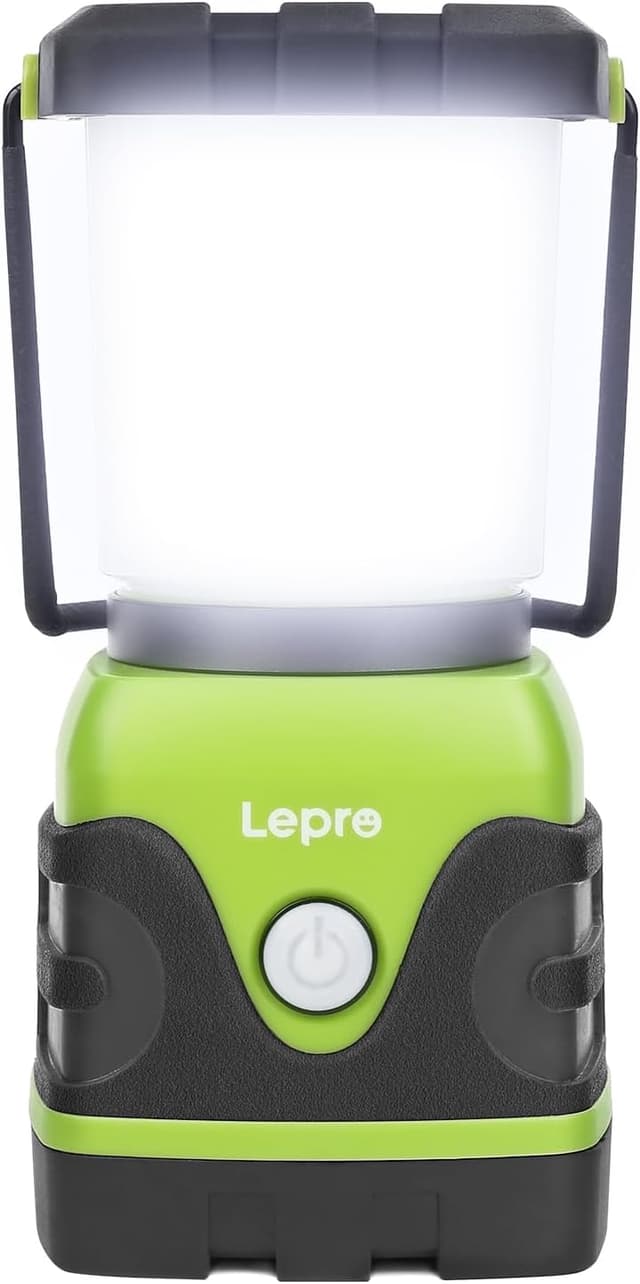 Detalle de Lepro Lampe Camping LED 1500 lm, lanterne étanche IPX4 à piles (3 piles D, non fournies)