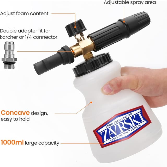 Thumbnail 4 de Zavrski Snow Foam Lance 1 Litre for Karcher