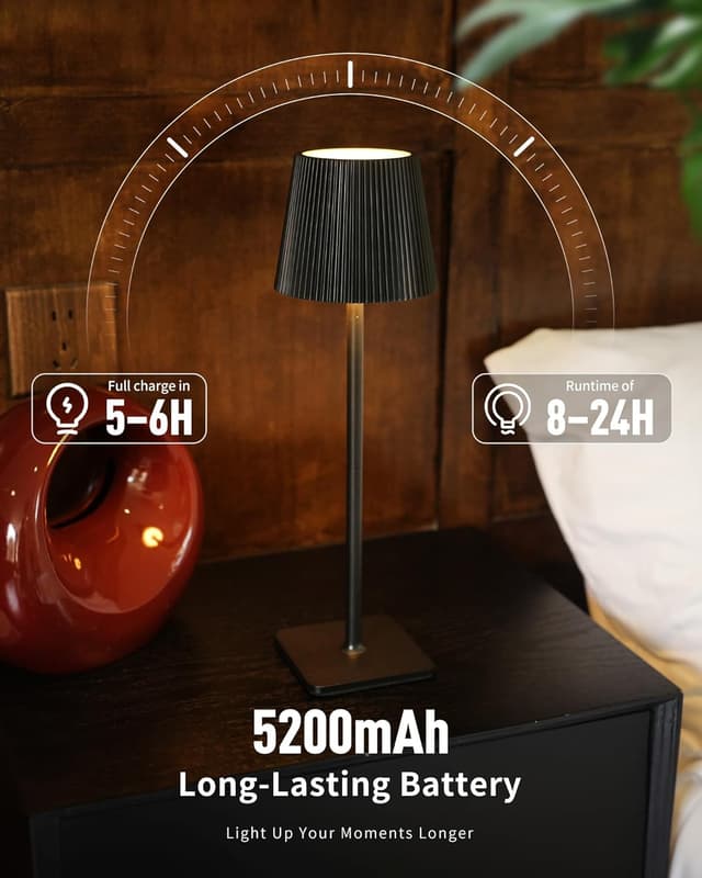 Thumbnail 5 de LuminexDesigns Lámpara de Mesa LED recargable 5200 mAh