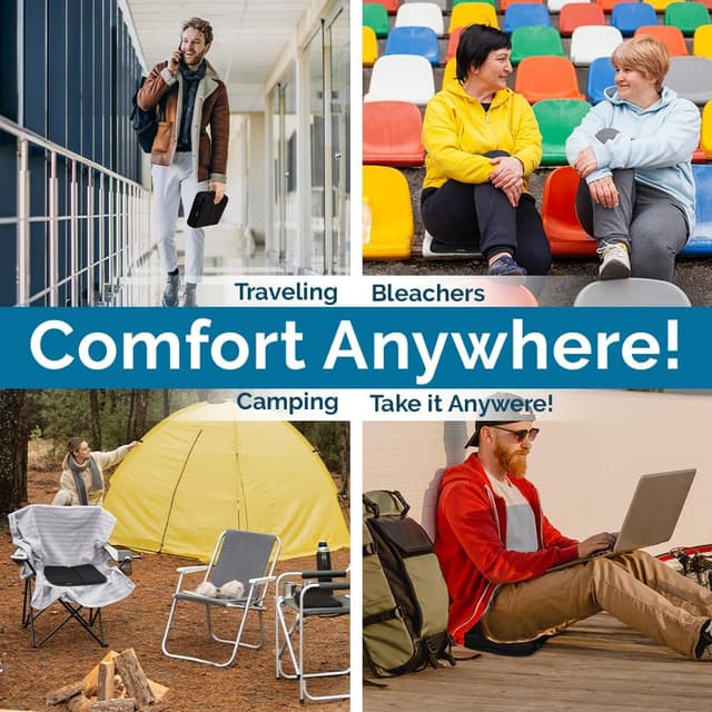 Thumbnail 3 de ComfiLife Ergo-Gel Travel Seat Cushion 15.4 in