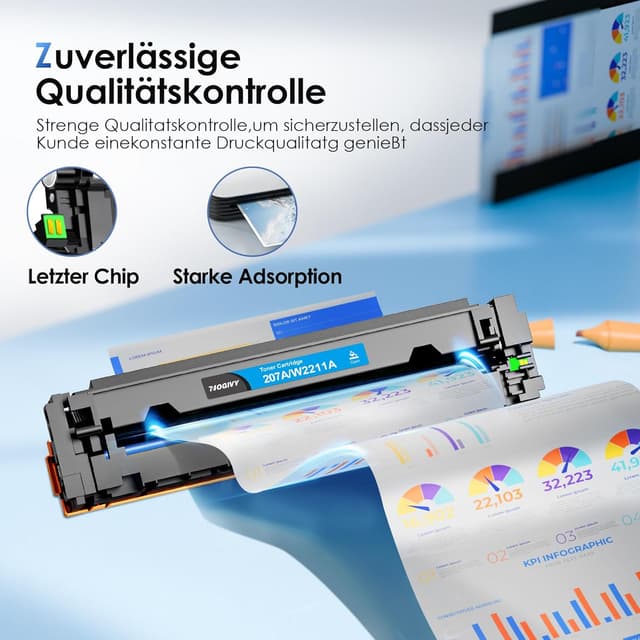 Thumbnail 4 de NOGIVY 207A Tonerset kompatibel HP 207A