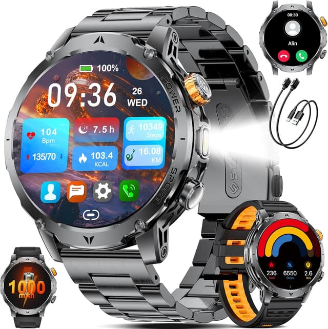 Detalle de SUNKTA smartwatch da uomo 1000 mAh
