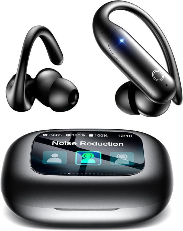 Detalle de LEEMC Wireless Earbuds with Touchscreen ANC
