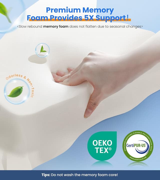 Thumbnail 5 de Cervical Contour Pillow 23.2×13.4×5.1 in