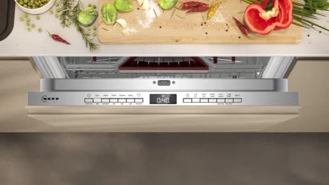 Detalle de NEFF S155ECX15E Einbaugeschirrspüler 70°C