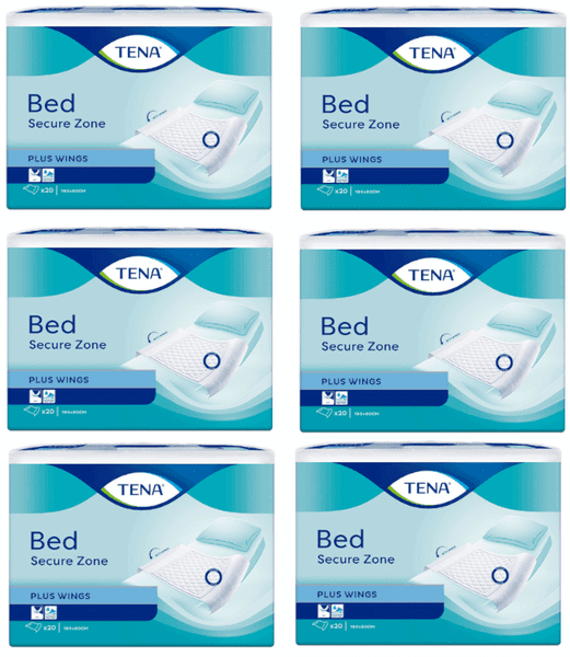 Detalle de TENA Bed Plus 🛏️ 180x80cm, Pack de 120 unidades