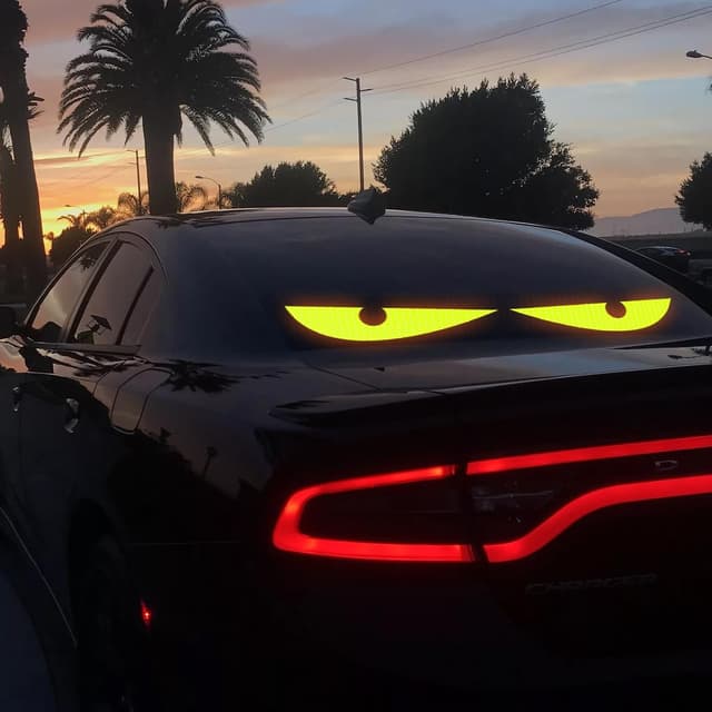 Thumbnail 6 de ZIMAOER Devil Eyes LED, 2 pezzi 60x12cm