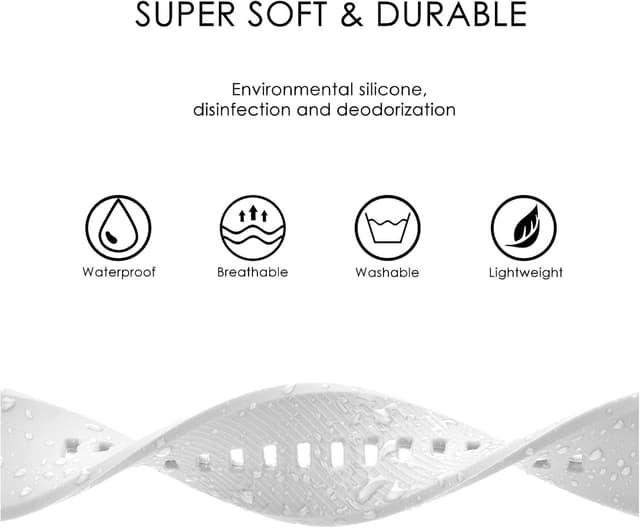 Thumbnail 6 de BISONSTRAP Uhrenarmband aus Umweltsilikon mit Schnellverschluss (18–22 mm)