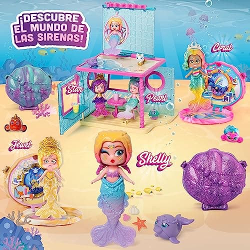 Thumbnail 7 de KOOKYLOOS Mermaid Beach House muñeca con mascota que cambia de color