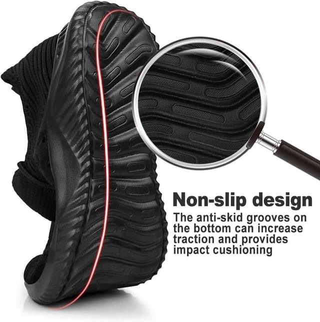 Detalle 2 de Feethit Mens Slip-On Lightweight Walking Shoes