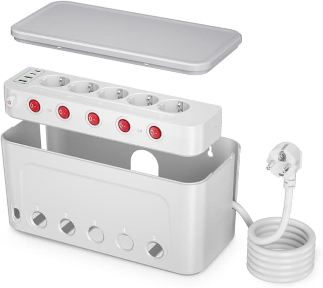 Imagen de HoniHom Kabelbox 29×14×14 cm 🔌 en OfertitasTOP